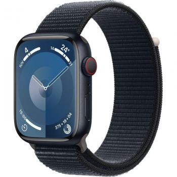 Apple Watch Series 9 GPS + Cellular 45mm Aluminum Case with Midnight Sport Loop