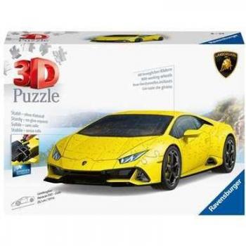 Puzzle 3D Lamborghini Huracán Evo Amarillo