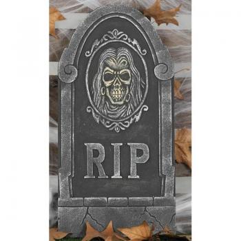 Lápida Rip con Calavera 33X65 Cm