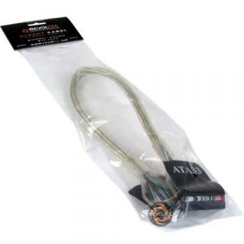 Revoltec Floppy Cable Round Silver 48 cm Cable de SATA 0,48 m Plata - Cable SATA