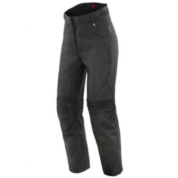 Pantalón Dainese Campbell Lady D-Dry - Pantalón textil de motocicleta para mujer, impermeable, con forro térmico, protección en rodillas y caderas, ajuste personalizado y reflectantes para mayor visibilidad