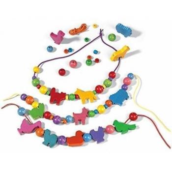 Haba 2153 - Juego infantil para enhebrar, diseño de animales