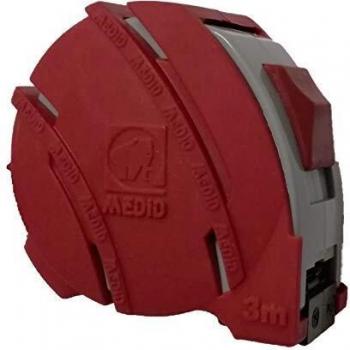 Medid MD/3419M Flexómetro con 2 imanes en la uña que aguantan una tensión de 2.5 Kg, 3 m x 19 mm