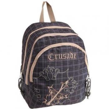 Crusade Cru12 - Bolso mochila, color Noir/Beige, talla Taille Unique