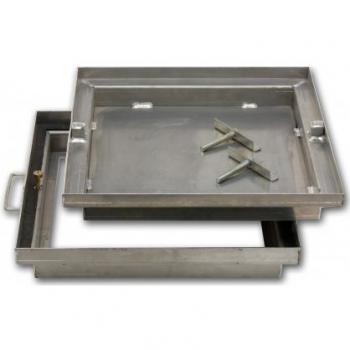 Cubierta de acceso enlosable de aluminio ecológica 39 x 39 cm