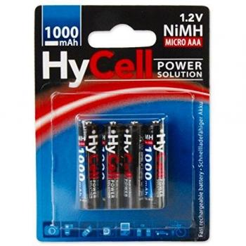 Hycell X 4 Energy - Pilas recargables NiMH AAA 800 mAh