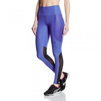 PUMA para Mujer Pantalones de energía en Forma de Mallas Azul Azul Brillante Talla:Large