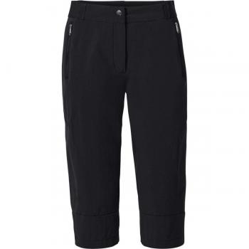 Vaude Women's Farley Stretch Capri Pants Black Size 50