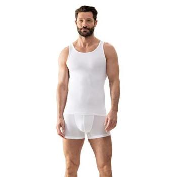 Mey Men's Athletic Tank Top Software White XXL Viscose/Modal