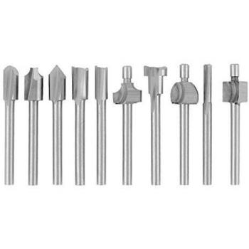 XCSOURCE 10pzas Brocas Cortadoras Rebanadoras Moledoras Madera Acero Alta Velocidad HSS Eje 1/8 3mm Para Conjunto Herramienta Giratoria BI175