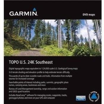 Garmin Topo USA 24K - Southeast - Mapas para GPS, cobertura geográfica Sureste de Estados Unidos