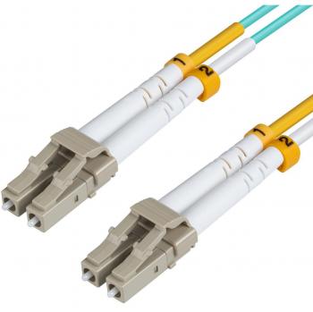 Cable de Fibra Óptica Microconnect LC/UPC-LC/UPC 10m OM3 Azul