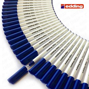 Edding 88 N - Easy Writer - Bolígrafo de escritura Azul - Economy Pack de 40