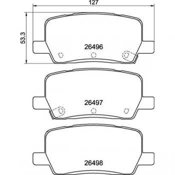 Pastillas de freno BREMBO P 09 032