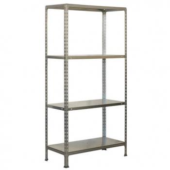 Estantería Metalica Ecoclick 4 Baldas Galvanizada 150x90x50 cm, Soporta 70 kg por Balda