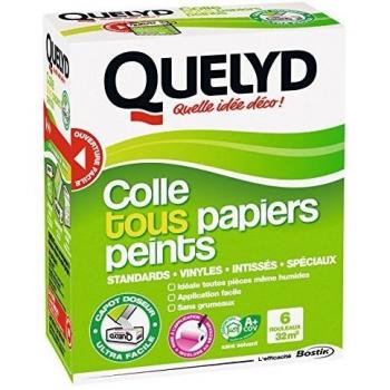 Cola para Papel Pintado Quelyd 300g con Indicador Rosa