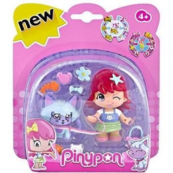 Pinypon Figura con mascota gato