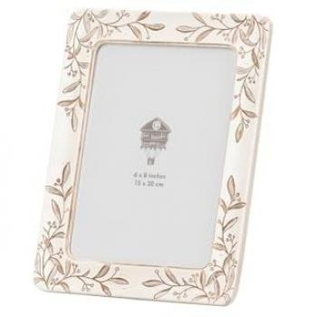 Portafotos de Resina Blanco Antiguo 15x20 cm - Ideal para Exhibir Fotografías Favoritas