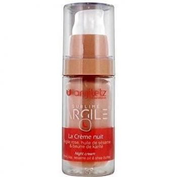 Crema de Noche Sublime de Arcilla Rosa 30ml con Aceite de Sésamo y Manteca de Karité - Envase Airless