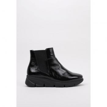 Botín Cuña Fluchos F1361 Negro Mujer, Talla 37, Color Negro