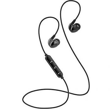 T2 Auriculares de Deporte Bluetooth v 4.2 Inalambricos con Microfono - Gris - Blister