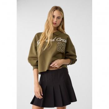 Stradivarius Black Pleated Mini Skirt XL