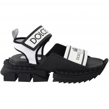 Dolce & Gabbana Monochrome Super King Slider Sandals - White Female - Size 7 UK / EU40 / US10