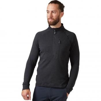Rab Nexus Pull-On Technical Half-Zip Fleece, XL Black