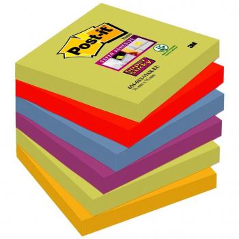 Post-It 654-6SS-MAR-EU - Pack de 6 blocs de notas adhesivas, 76 x 76 mm, Marrakech