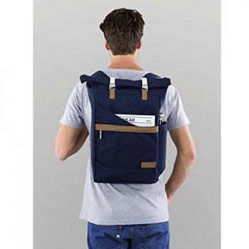 Mochila Ansvar Lona de Algodón Ecológico en Azul Marino - Mochila Unisex Alta Calidad en material 100% sostenible - Primera mochila con certificado GOTS y Fair Trade