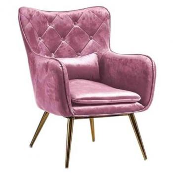 Sillón Rosa Gamuza Estándar 68 x 92 x 70 cm (2 Unidades) - Aire de Originalidad