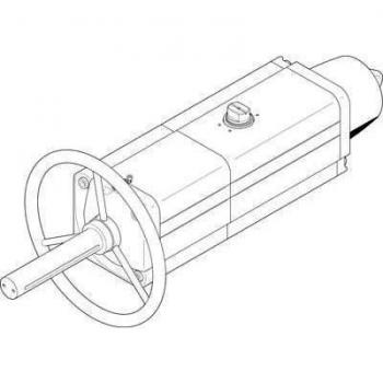 Festo 8005067 modelo daps-0960 – 090-rs1-f1216 semi-rotary