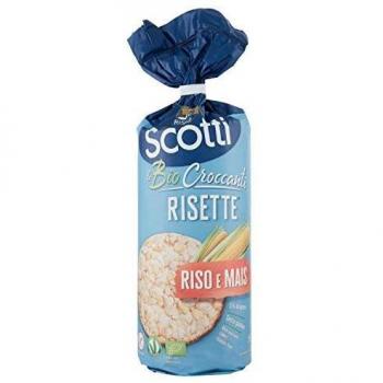 Scotti Risette arroz y el maíz orgánico Gluten 150g