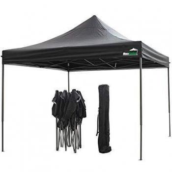 Carpa Plegable de Jardín Maxxgarden 3x3 m - Cenador Robusto Impermeable con Protección UV 50+ y Laterales para Fiesta