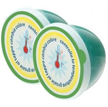 Gel Absorbente de Olores para Frigorífico Meliconi Eco Stop Odori con Algas Naturales, Pack de 2, Multicolor