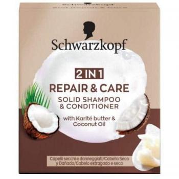 Champú sólido 2en1 Gliss Repair & Care 60 gr