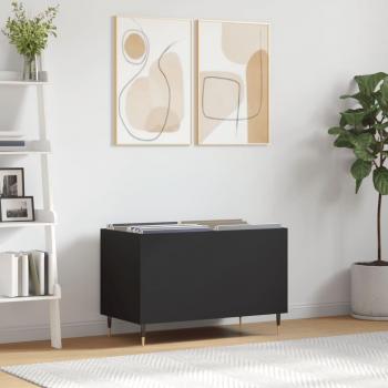 Soporte para móvil negro de madera multicapa, medidas 74,5x38x48 cm