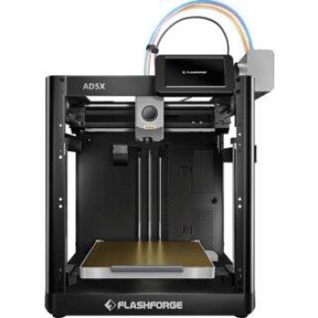 Impresora 3D FlashForge AD5X, Alta Velocidad 600 mm/s, Pantalla Táctil, Conexión WiFi, Multicolor, Diseño Compacto
