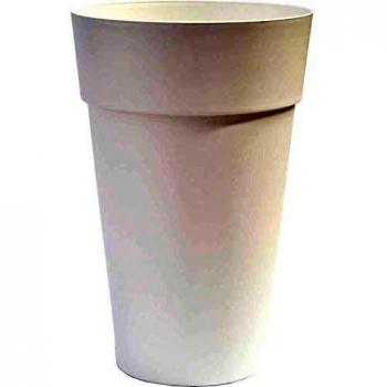 Vaso Houston Blanco Cónico 35 cm Ø x 50 cm h para Plantas