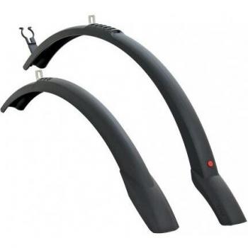 guardabarros ATB 28 con guardafango Hebie 0761, 40 mm, negro