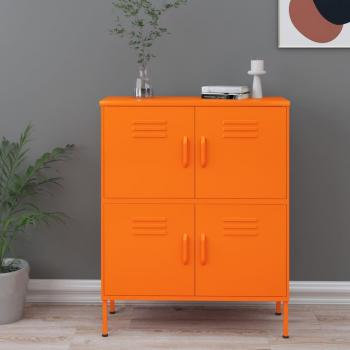 Armario de Almacenamiento Naranja 80x35x101,5 cm Acero
