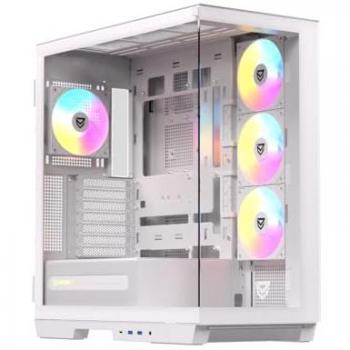 Torre PC Gaming Nfortec Ursa E-ATX/ATX/MicroATX/ITX, Vidrio Templado, 4 Ventiladores PWM ARGB, USB-C, Refrigeración Líquida 420mm