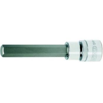 Llave de cubo 1/2 CHROMEplus, bit hexagonal interior largo, 9mm