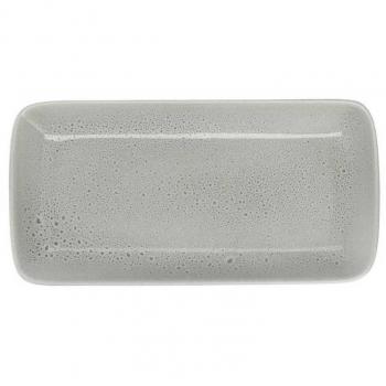 Bandeja de Aperitivos Ariane Porous Cerámica Verde 28 x 14 cm (Caja de 6 Unidades)