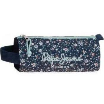 Estuche Escolar Pepe Jeans Alenka con Diseño Marino y Asa Lateral