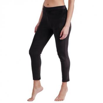 Pantalón Elástico Largo de Terciopelo Negro para Mujer ADMAS