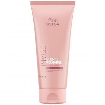 Acondicionador WELLA Professionals Invigo Blond Recharge Cool 200 ml - Acondicionador para cabello rubio, refrescante de color, 200 ml