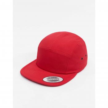 Flexfit Classic 5-Panel Red Jockey Cap