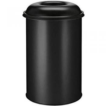 Cesto de Seguridad de Acero, 200 L, 950 x 600 mm, Negro