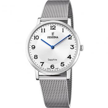 Reloj Festina F20014/5 Hombre Swiss Made con Correa de Acero Inoxidable
